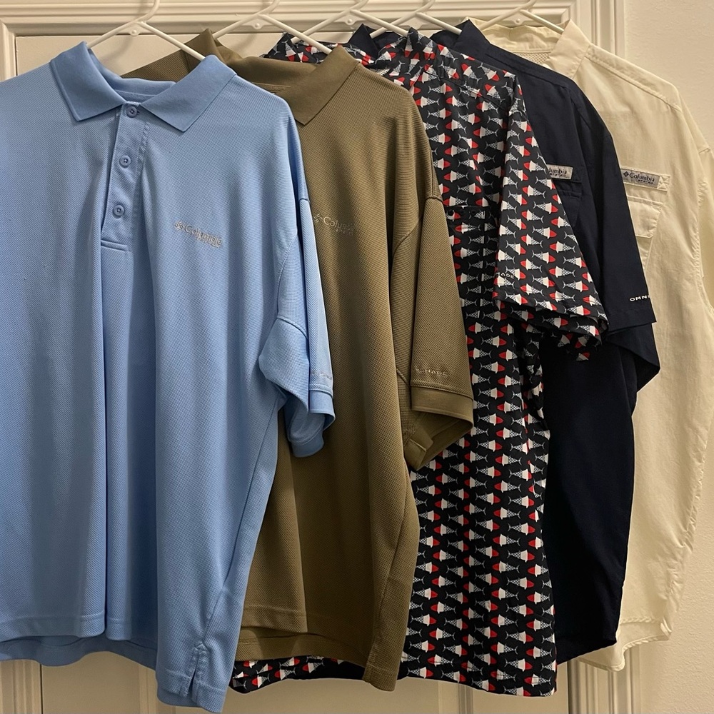 Columbia Bundle of shirts (5 for $30)